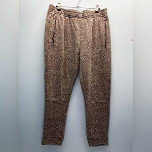 Men’s Essex Crossing Gray Sweatpants Cuffed Bottom Zippered Pockets XL